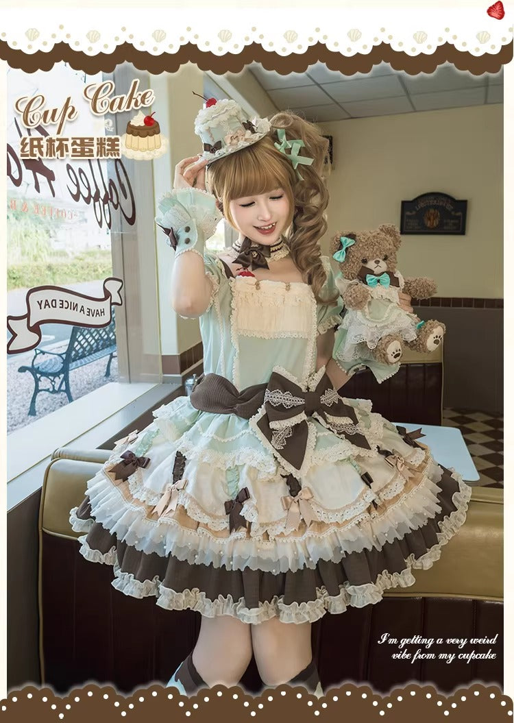 【受注予約~1/26】CupCakes ワンピース【花与珍珠匣】