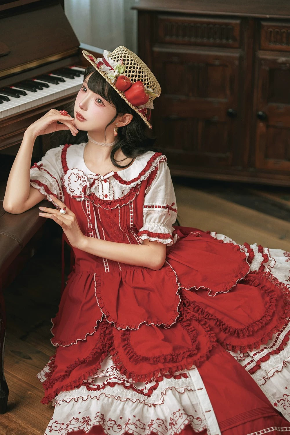 【受注予約~7/23】Orchard of the Four Seasons エプロン【Miss Point】