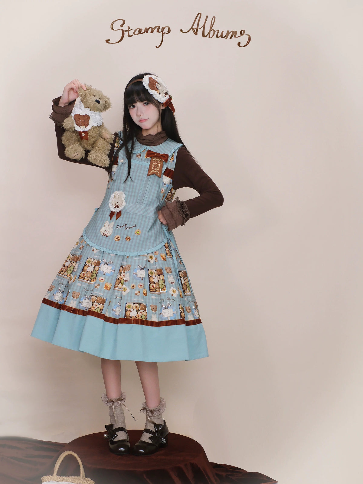 【受注予約~10/1】クッキー缶 アクセサリー【Stamp Albums】