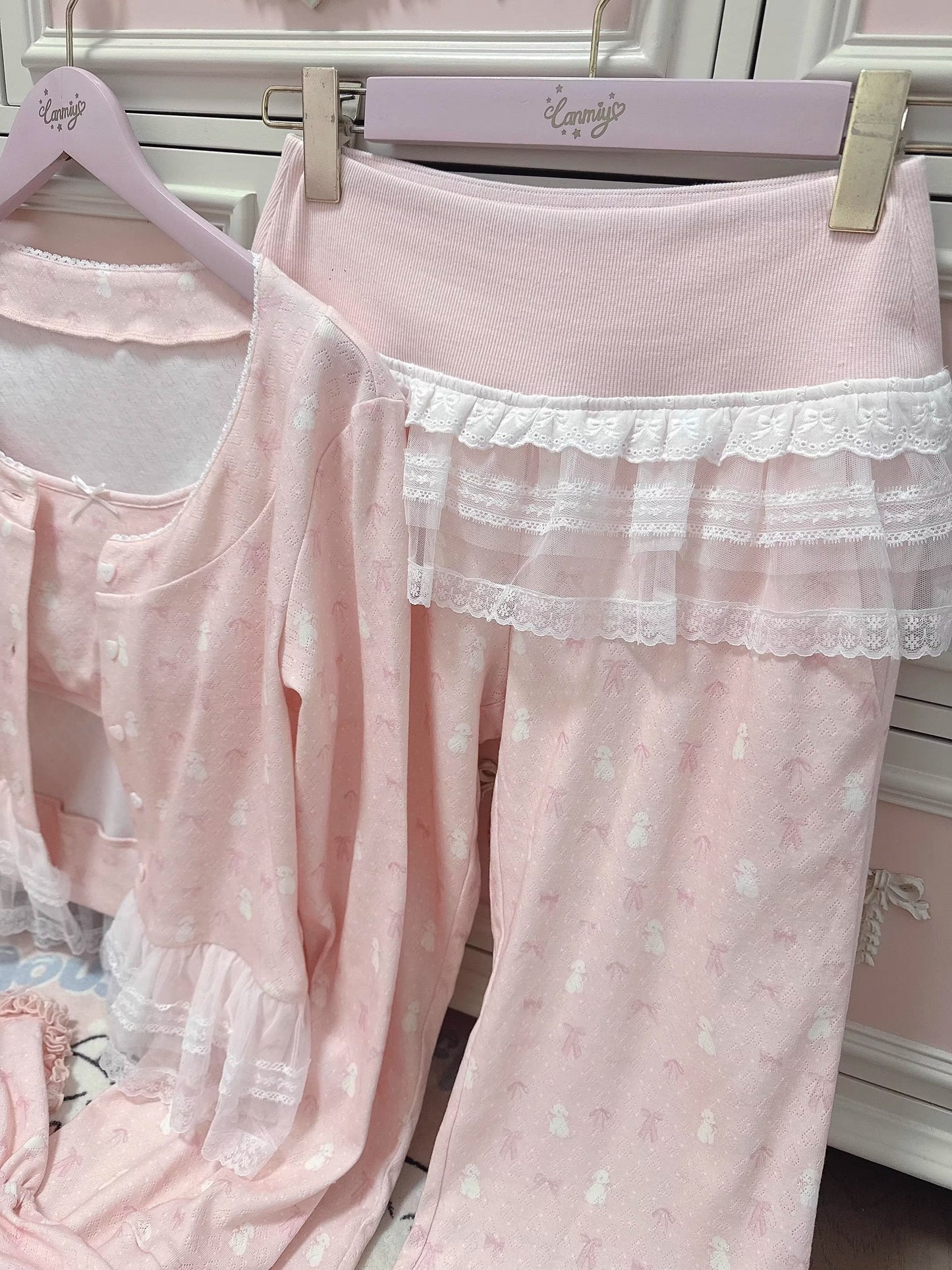 リボンナイトウェア【Sheep Puff】