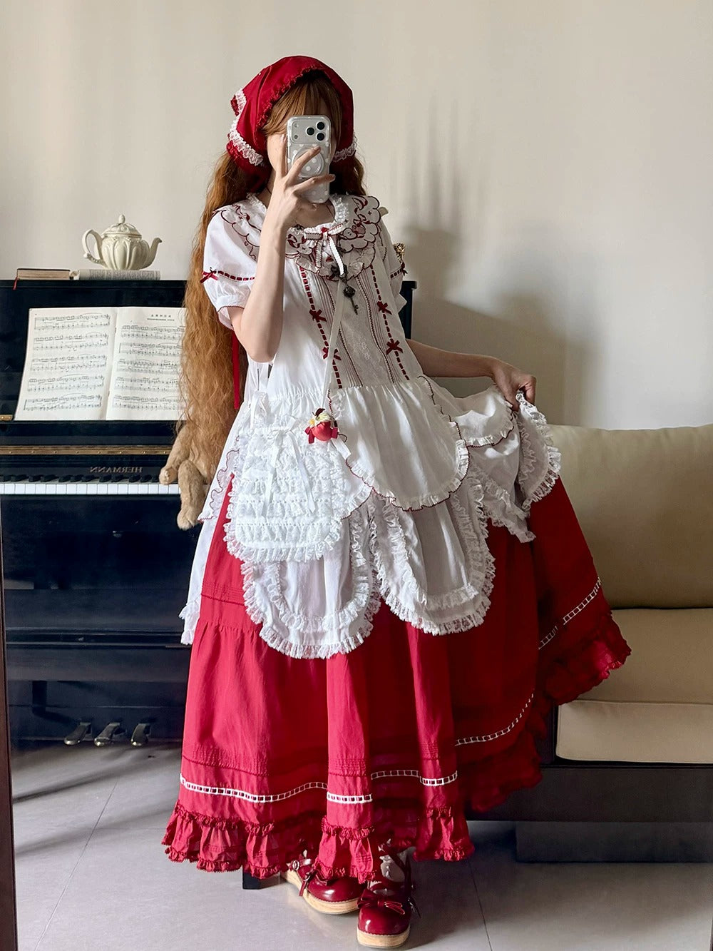 【受注予約~7/23】Orchard of the Four Seasons スカート【Miss Point】