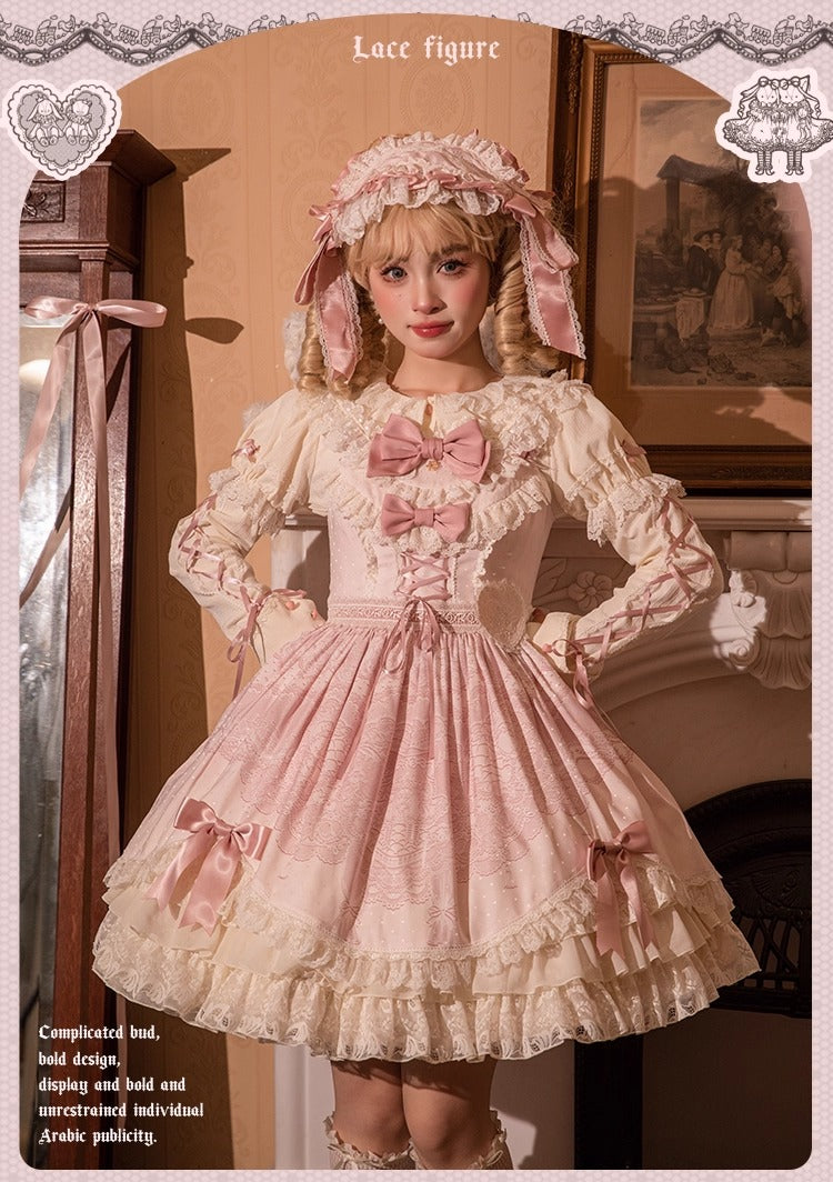 【受注予約~12/23】Race Doll ジャンパースカート(タイプ3)【花与珍珠匣】