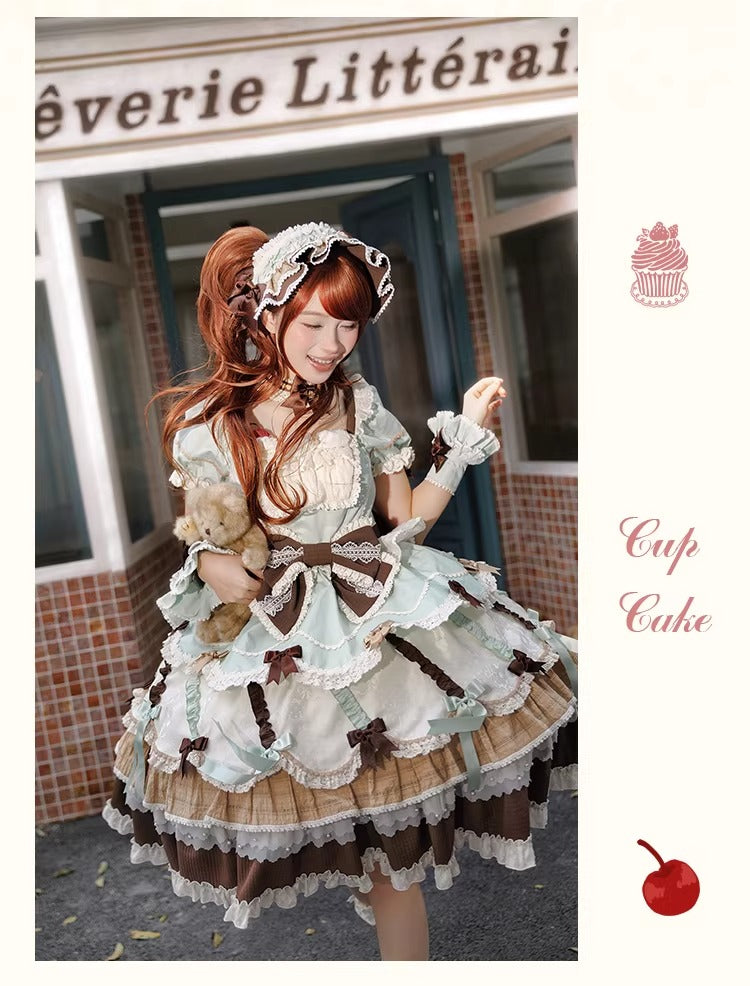 【受注予約~1/26】CupCakes ワンピース【花与珍珠匣】