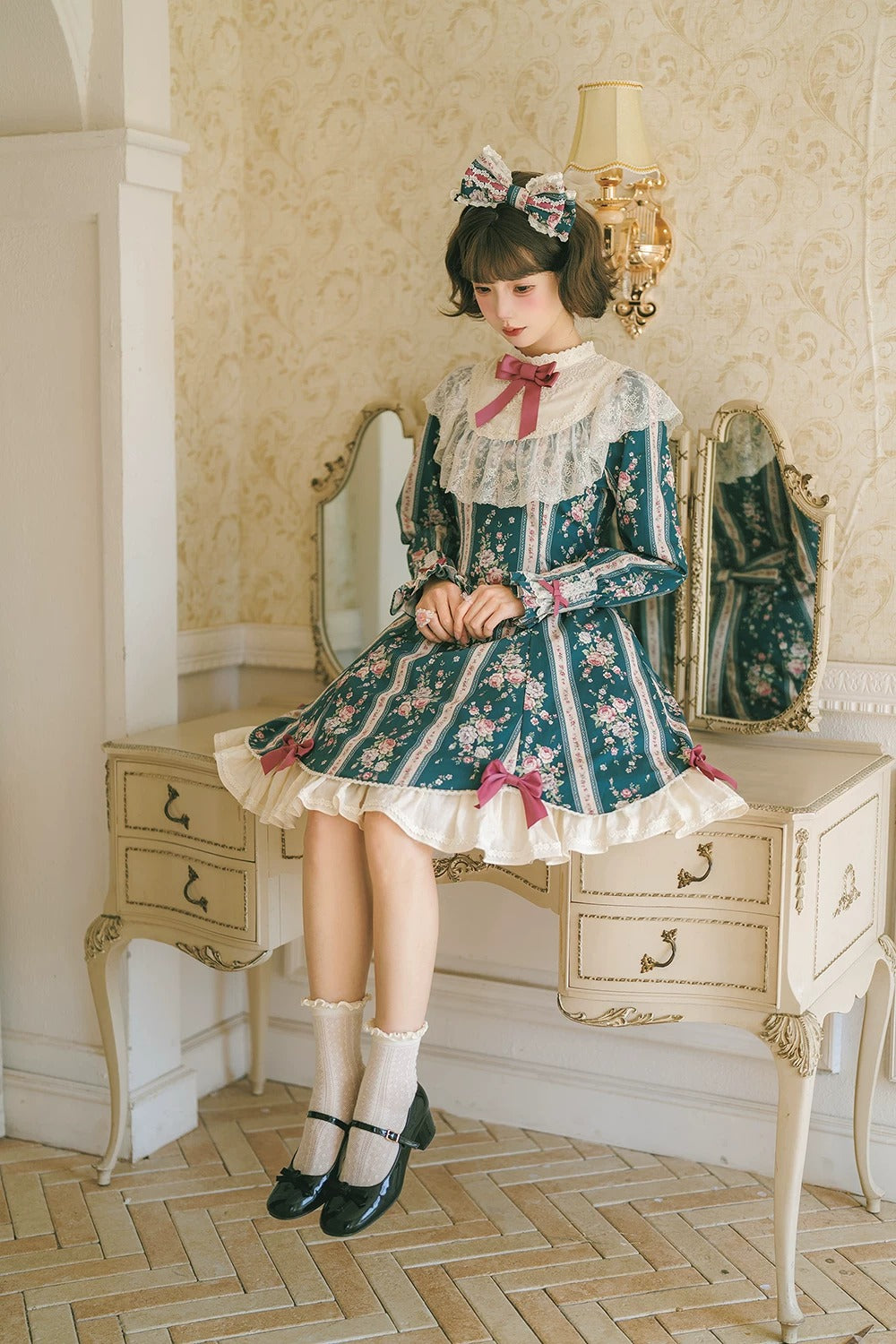 【受注予約~10/20】Susan Garden ワンピース【Miss Point】
