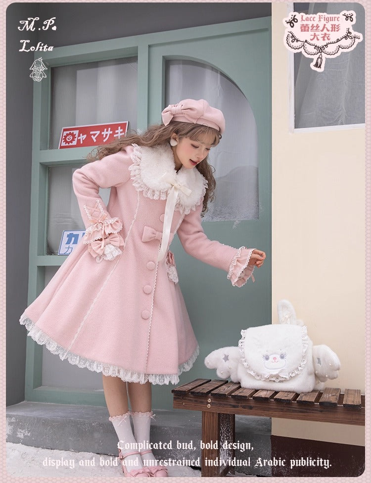 【受注予約~12/23】Race Doll ケープ・コート【花与珍珠匣】