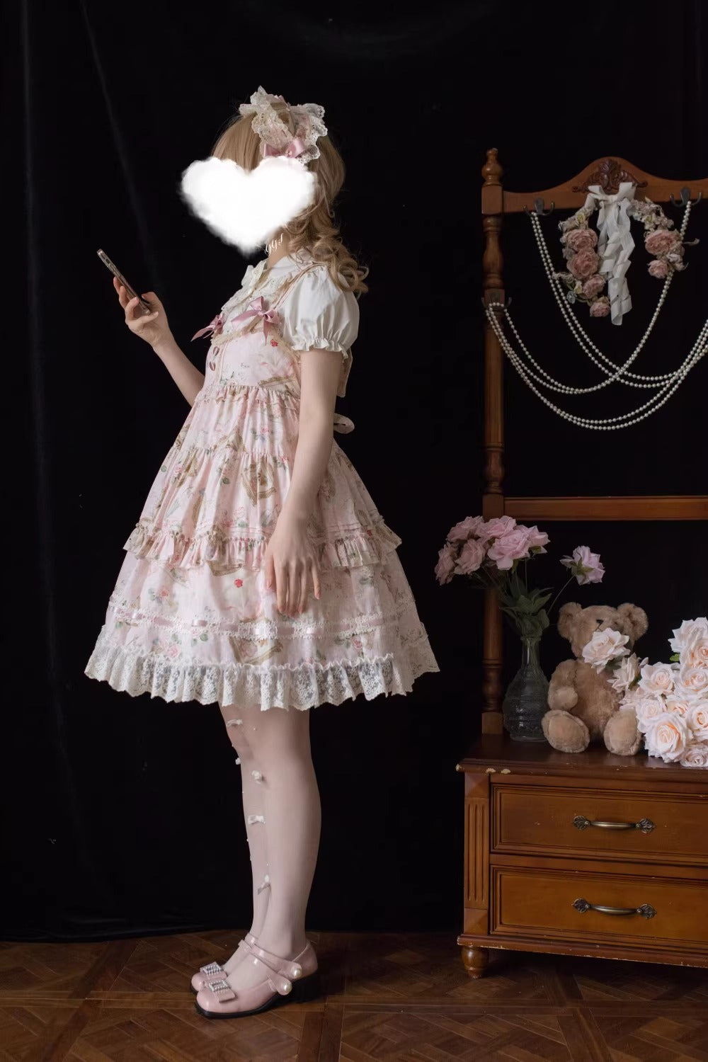 【受注予約~3/5】Victoria Cat ブラウス・カーディガン【Moon River】