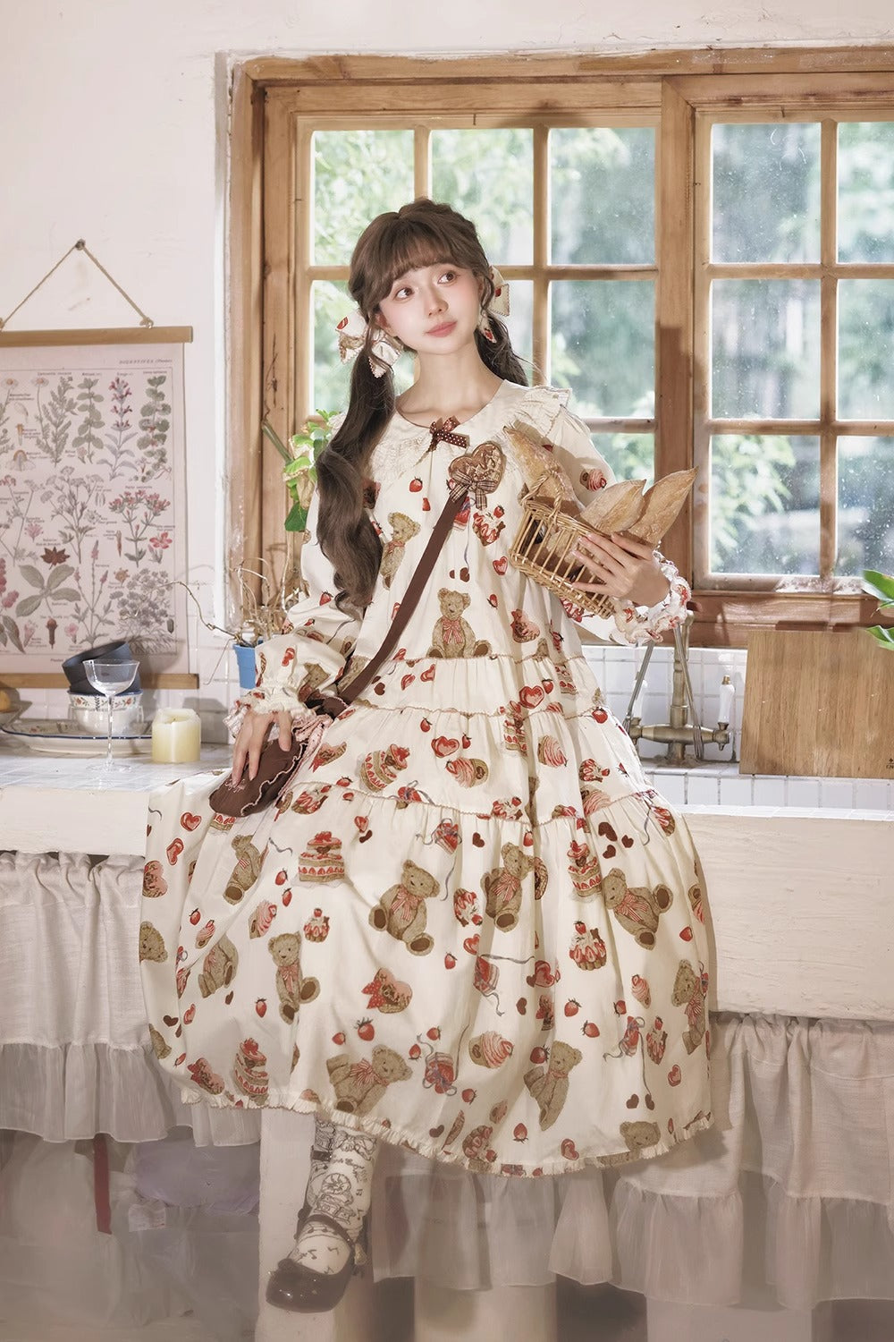 【受注予約~10/9】Chocolate Bear 2.0 ワンピース【Maple Sugar】