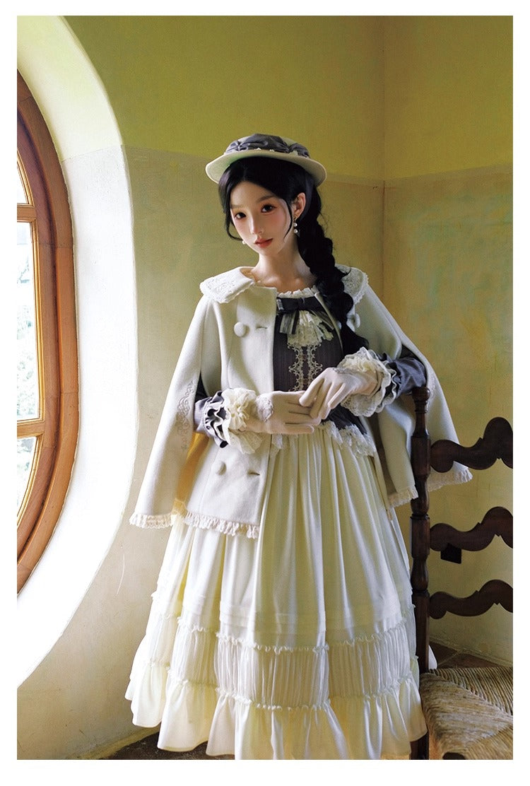 【受注予約~10/30】Austen's Letters ケープ・刺繍トップス【NDC】