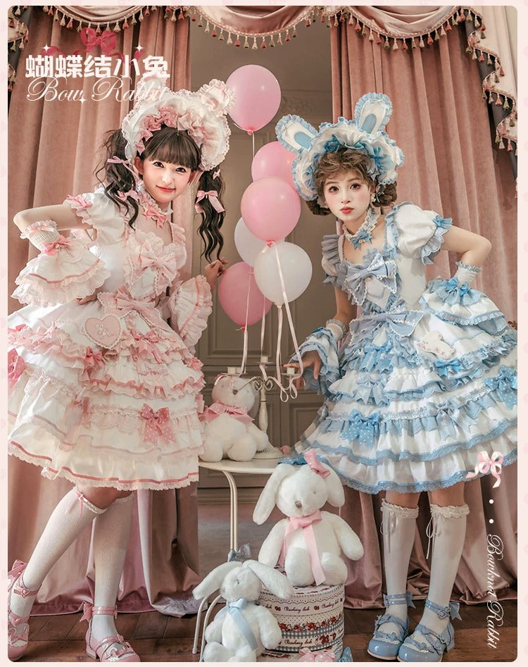 Bow Rabbit ワンピース【Melliflorpearl】