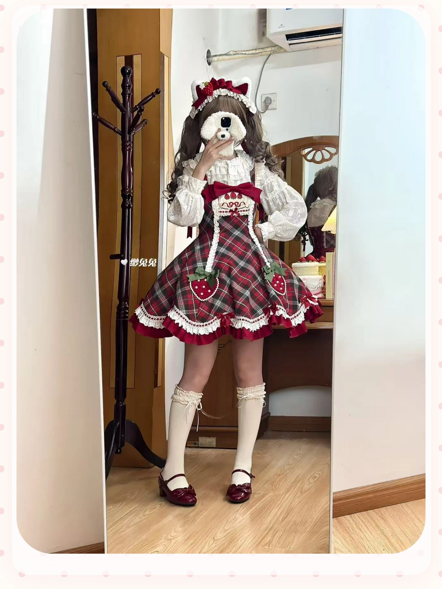 【受注予約~10/20】Rare Berry Box ジャンパースカート・ヘッドドレスセット【櫻姫】