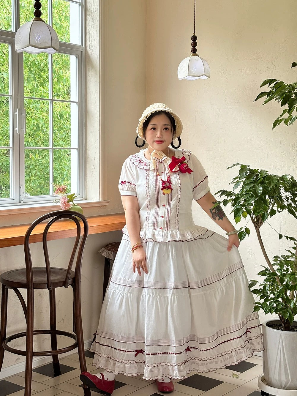 【受注予約~7/23】Orchard of the Four Seasons ブラウス【Miss Point】