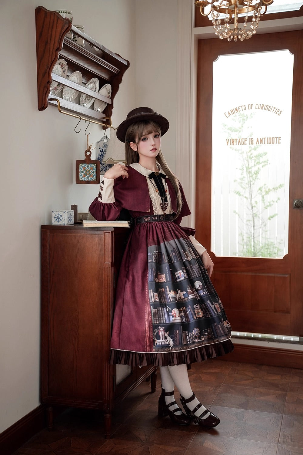 【受注予約~11/6】German Bookshelf ワンピース【Miss Point】