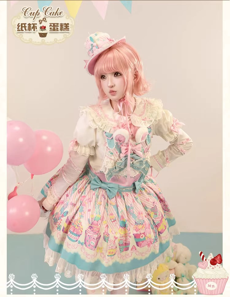 【受注予約~1/26】CupCakes ブラウス【花与珍珠匣】