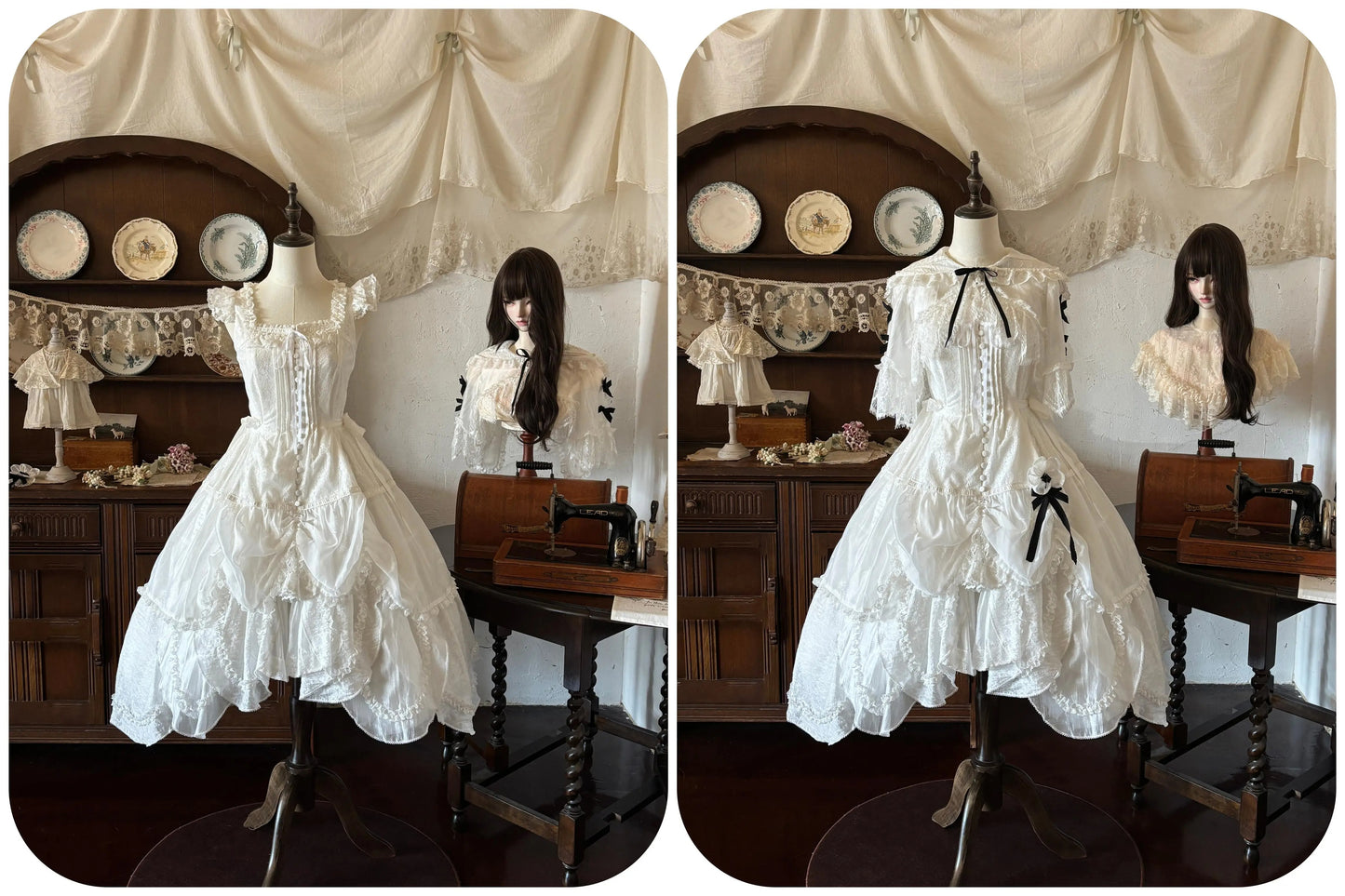 【受注予約~8/18】Petalo ジャンパースカート・フルセット【Peony】
