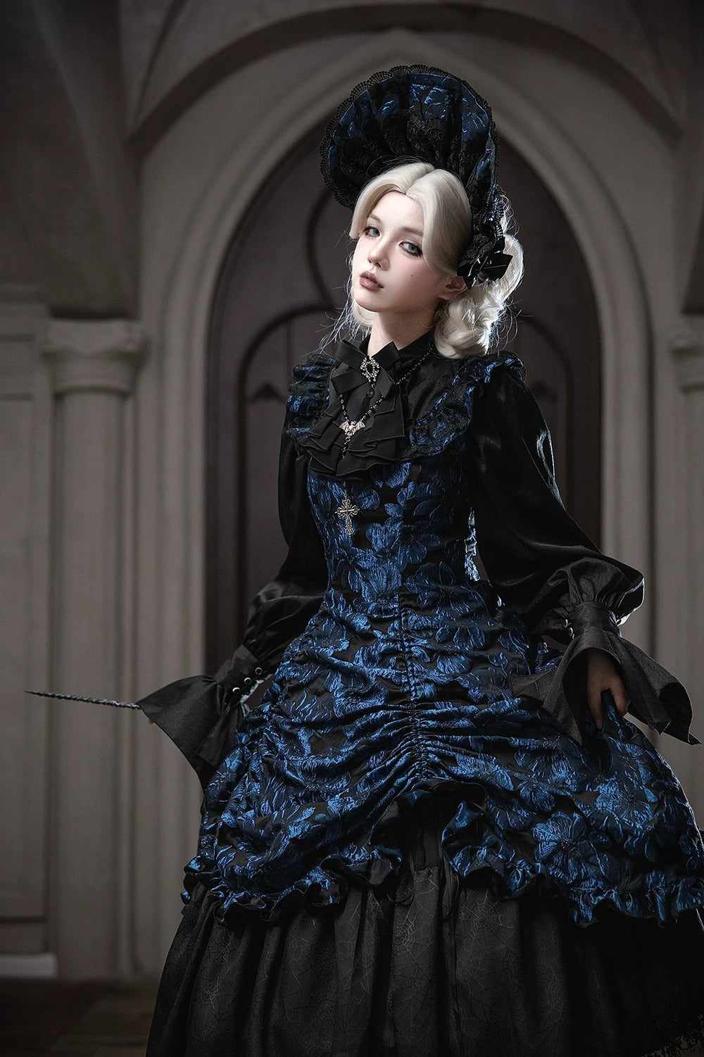 【受注予約~8/27】Midnight Lily ジャンパースカート【Miss Cube】
