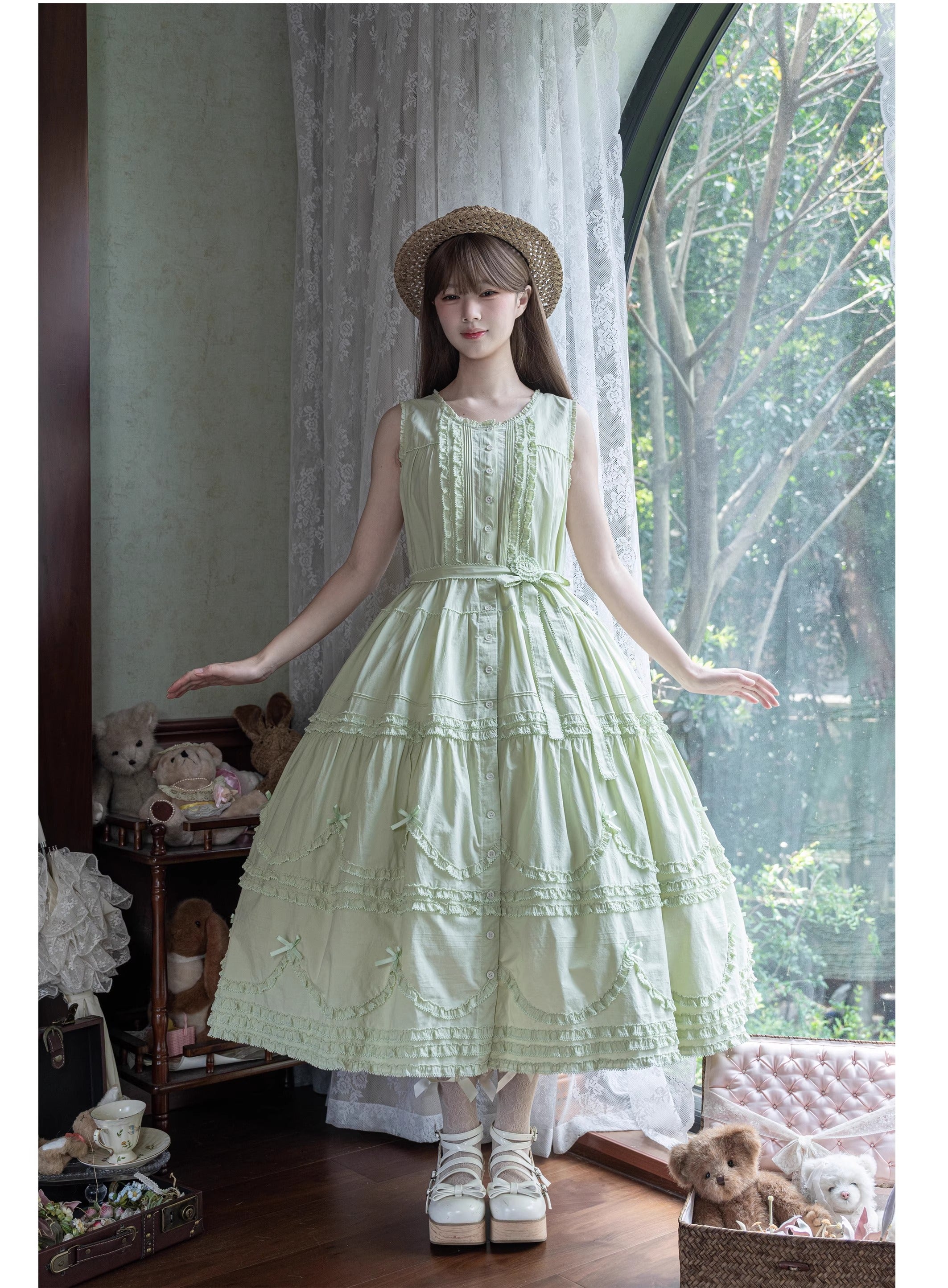 Warm Sun Palette ジャンパースカート(タイプ2) ノーマル丈【暖屿洋装