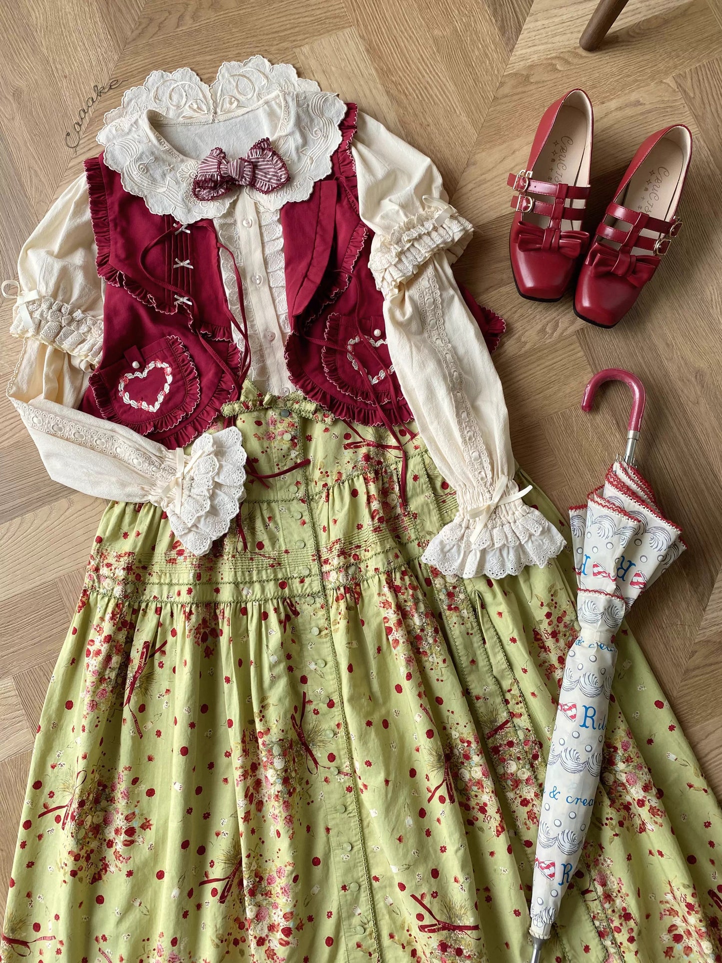 Spring Rabbit ブラウス【Flower Banquet】