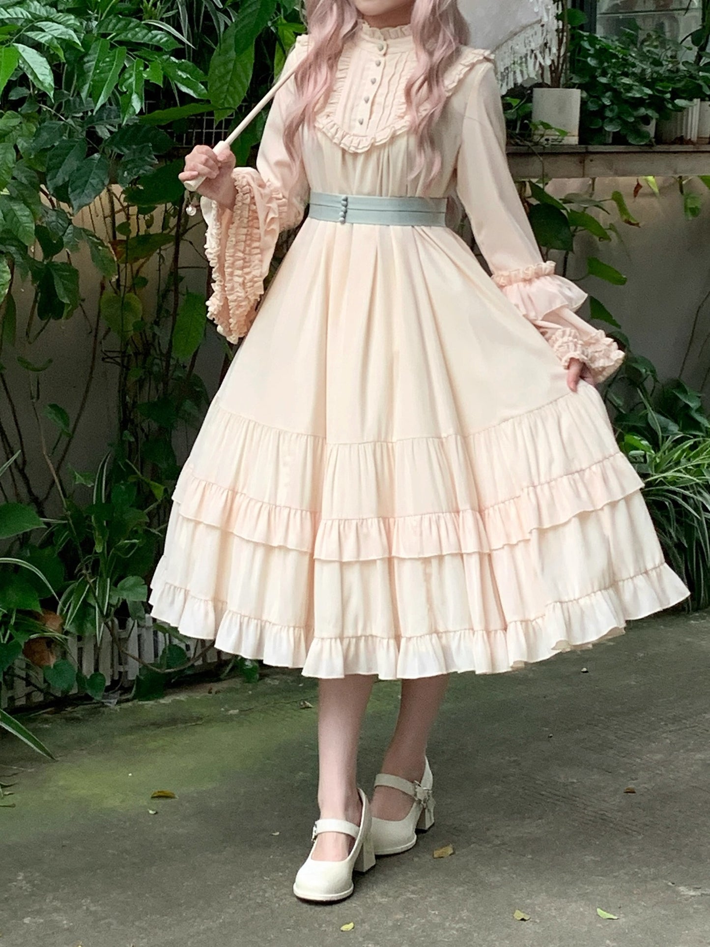 【受注予約~9/25】Princess of Windsor ワンピース・姫袖(ロング丈)【Little Dipper】