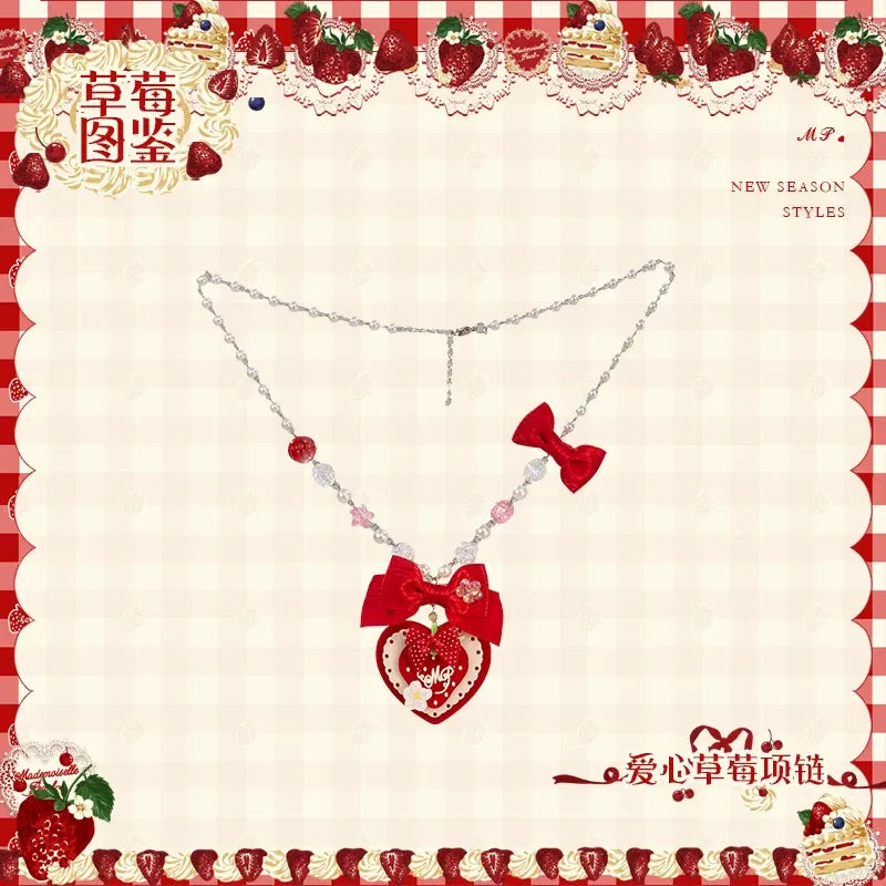 【受注予約~8/27】Strawberry Cake Illustration 2026ver. アクセサリー【花与珍珠匣】