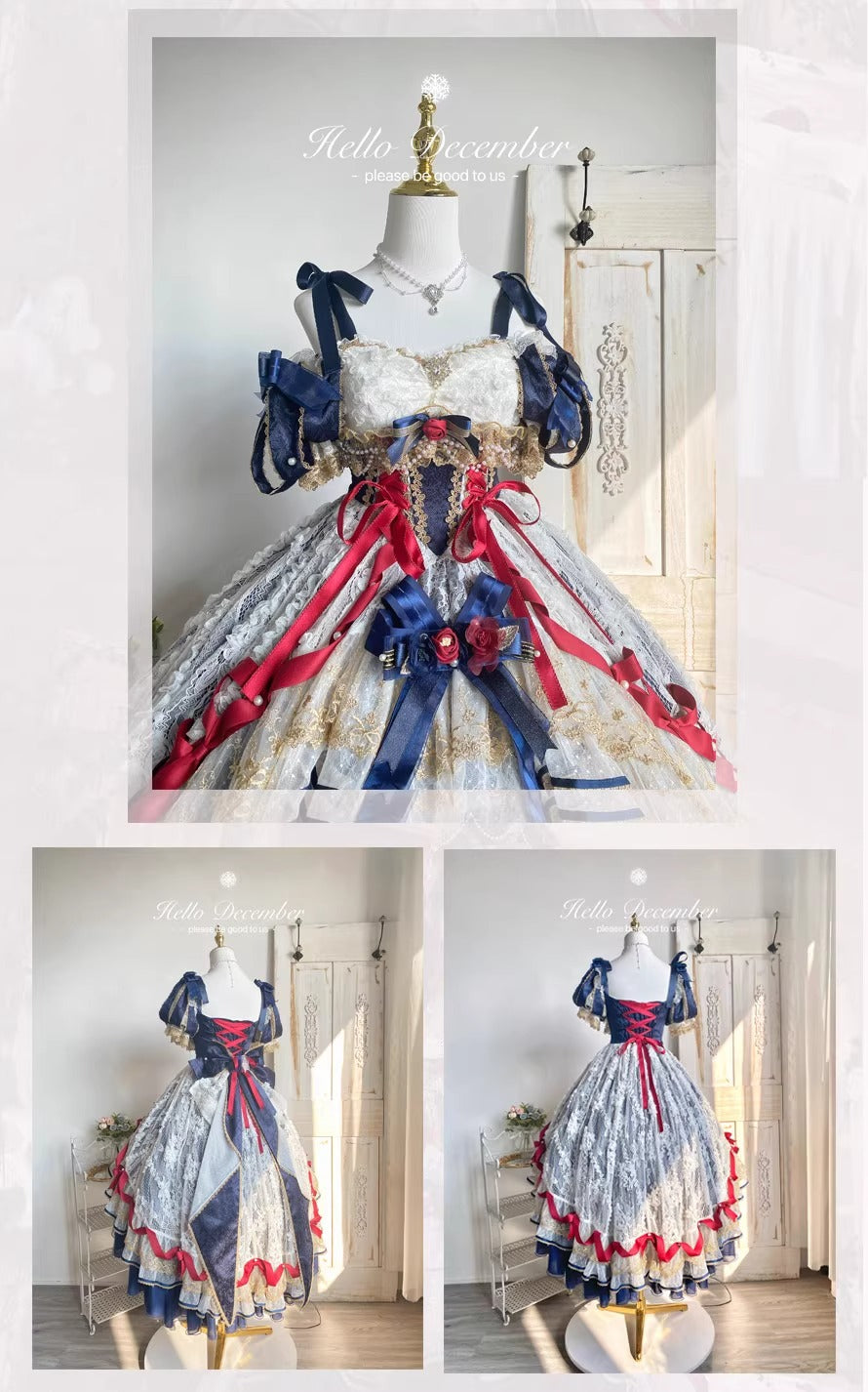 【受注予約~11/20】Diane Rose ワンピース【咩耶】