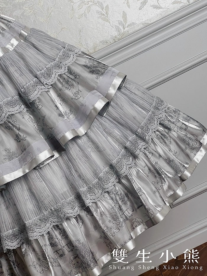 【受注予約~9/11】Gilded Dream トップス・スカート【双生小熊】