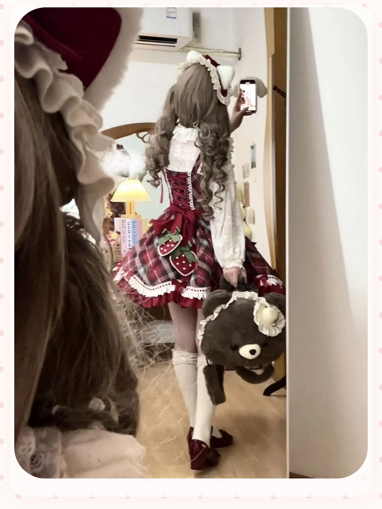 【受注予約~10/20】Rare Berry Box ジャンパースカート・ヘッドドレスセット【櫻姫】