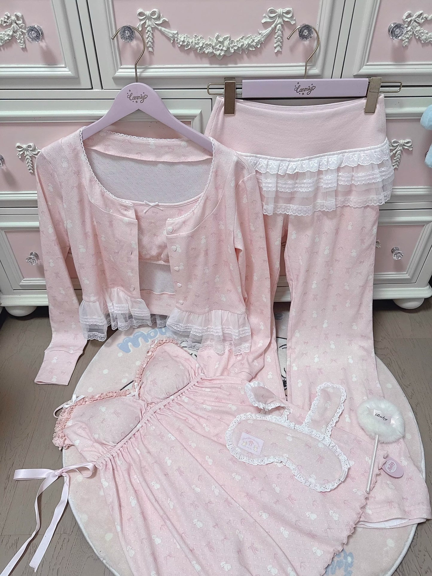 リボンナイトウェア【Sheep Puff】