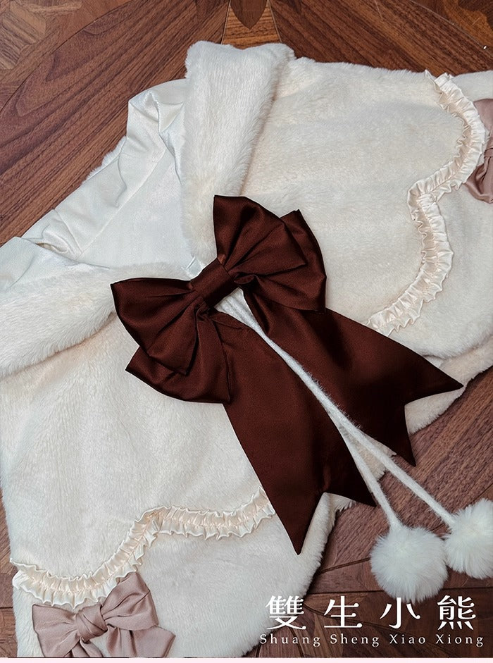 【受注予約~10/23】Frosted Sugar Rabbit ケープ【双生小熊】