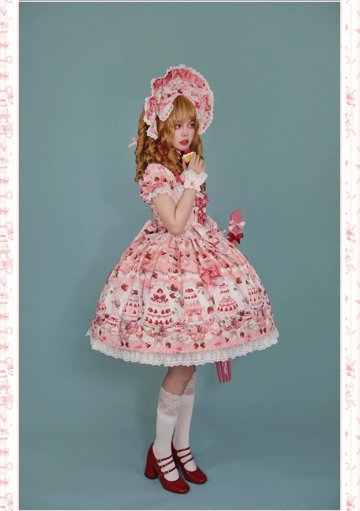 【受注予約~9/28】イチゴと花束 3.0 ワンピース・フルセット【Antique Doll】