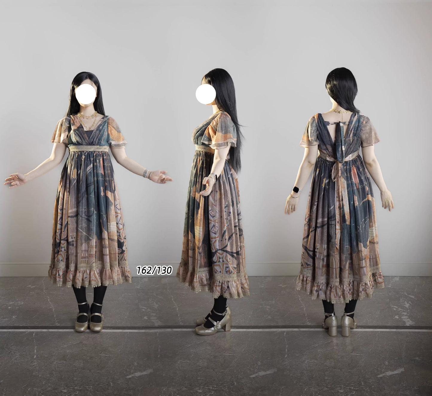 【受注予約~12/11】Stars ワンピース(タイプ1)【FaeriesDaffodil】