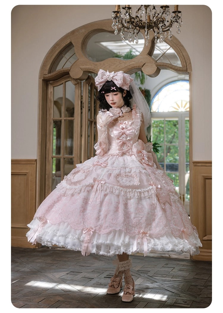 【受注予約~8/28】Strawberry momo Party ジャンパースカートセット(ウェディングver.)【仲夏物語】