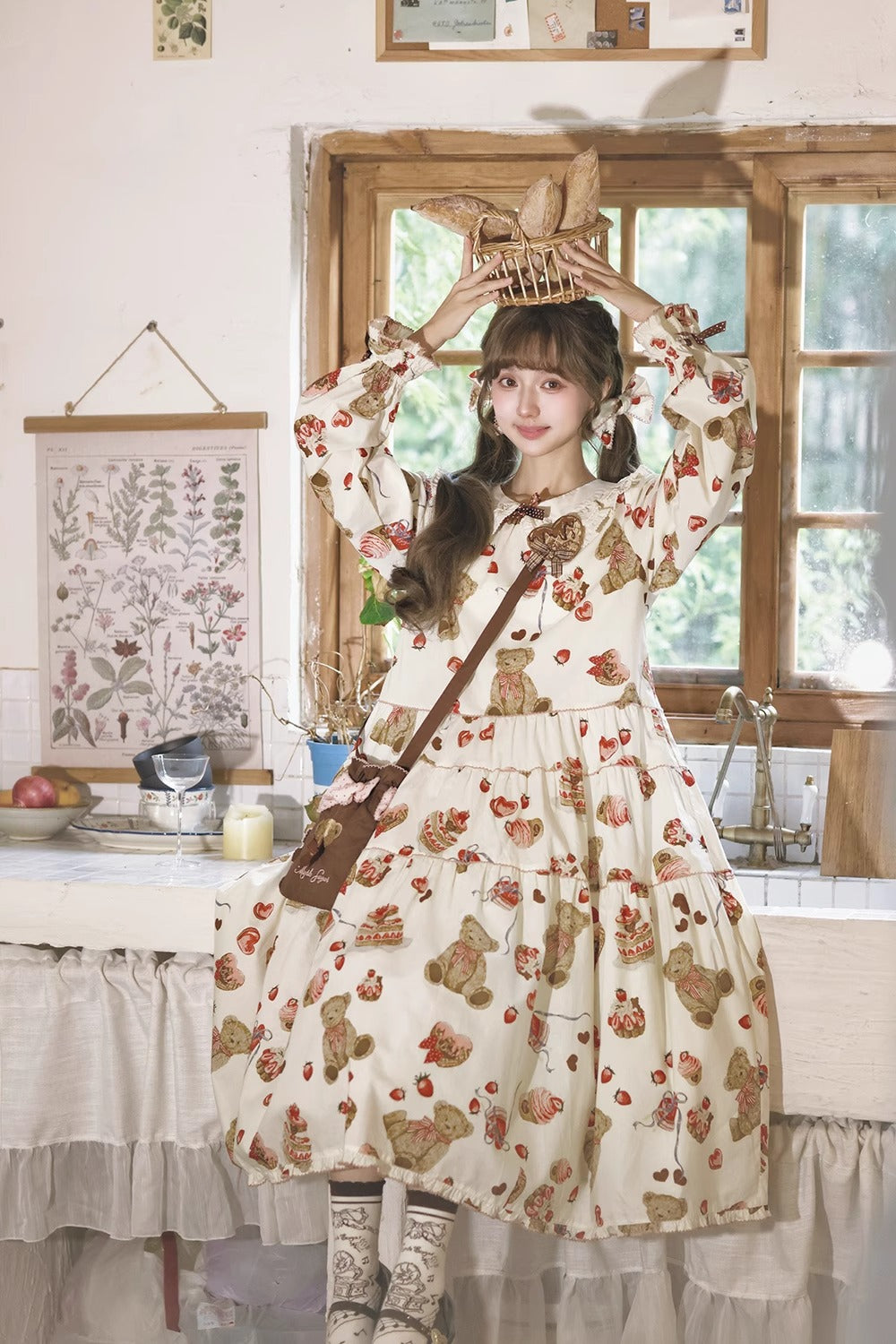 【受注予約~10/9】Chocolate Bear 2.0 ワンピース【Maple Sugar】