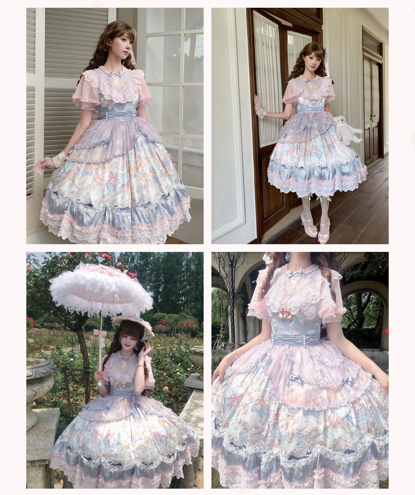 【受注予約~7/26】Cupid, God of Love ワンピース・ジャンパースカート【Dreamscape Double Cherry Blossom Box】