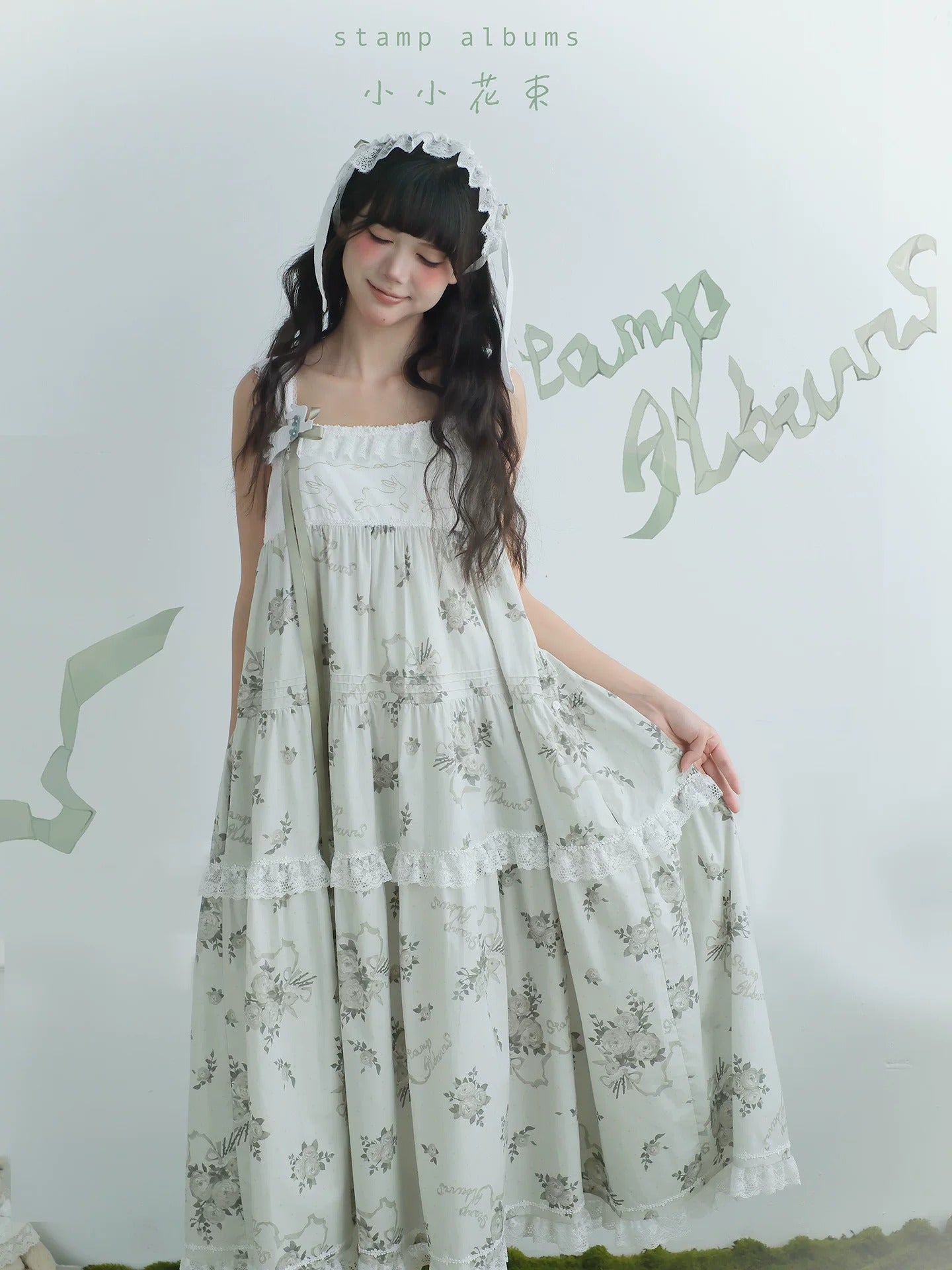 【受注予約~7/2】Petit Bouquet ワンピース・ジャンパースカート【Stamp Albums】