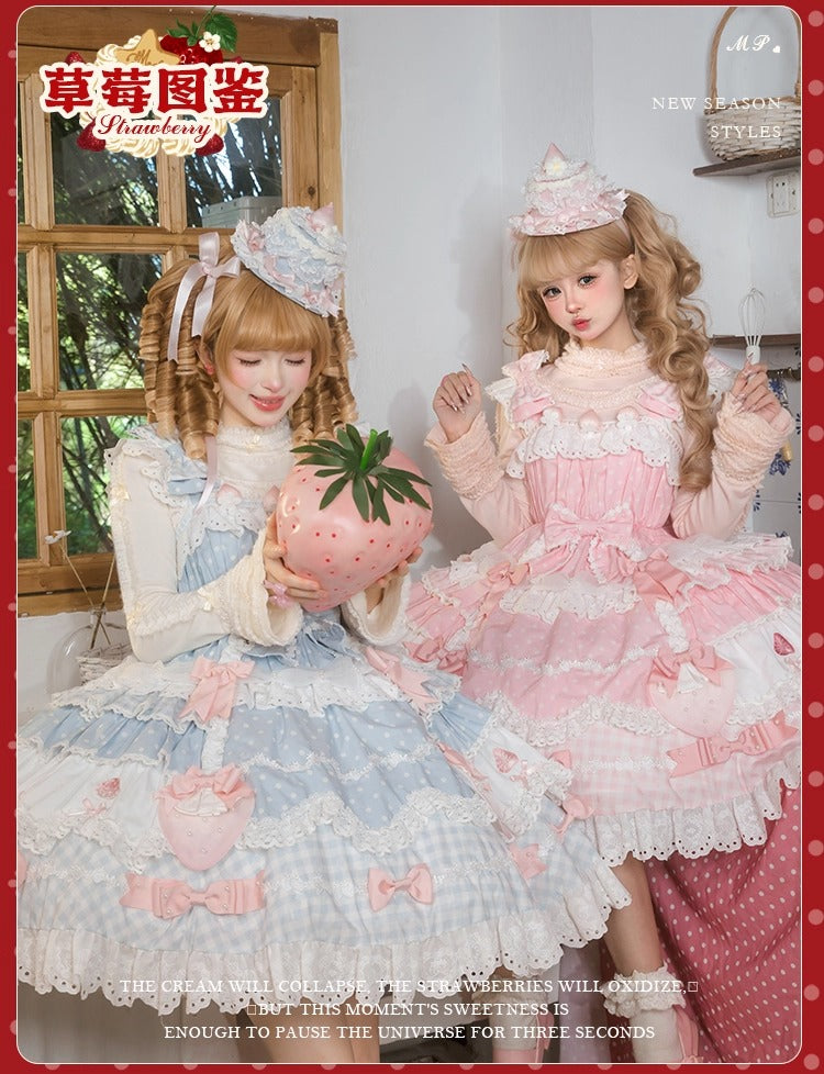 【受注予約~11/18】Strawberry Cake Illustration アクセサリー【花与珍珠匣】