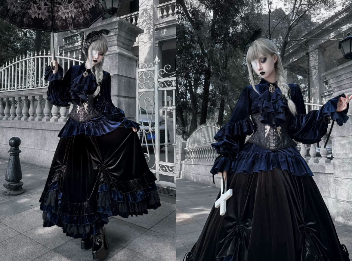 Duchess Ravenna スカート(ベルベットver.)【Evegie】