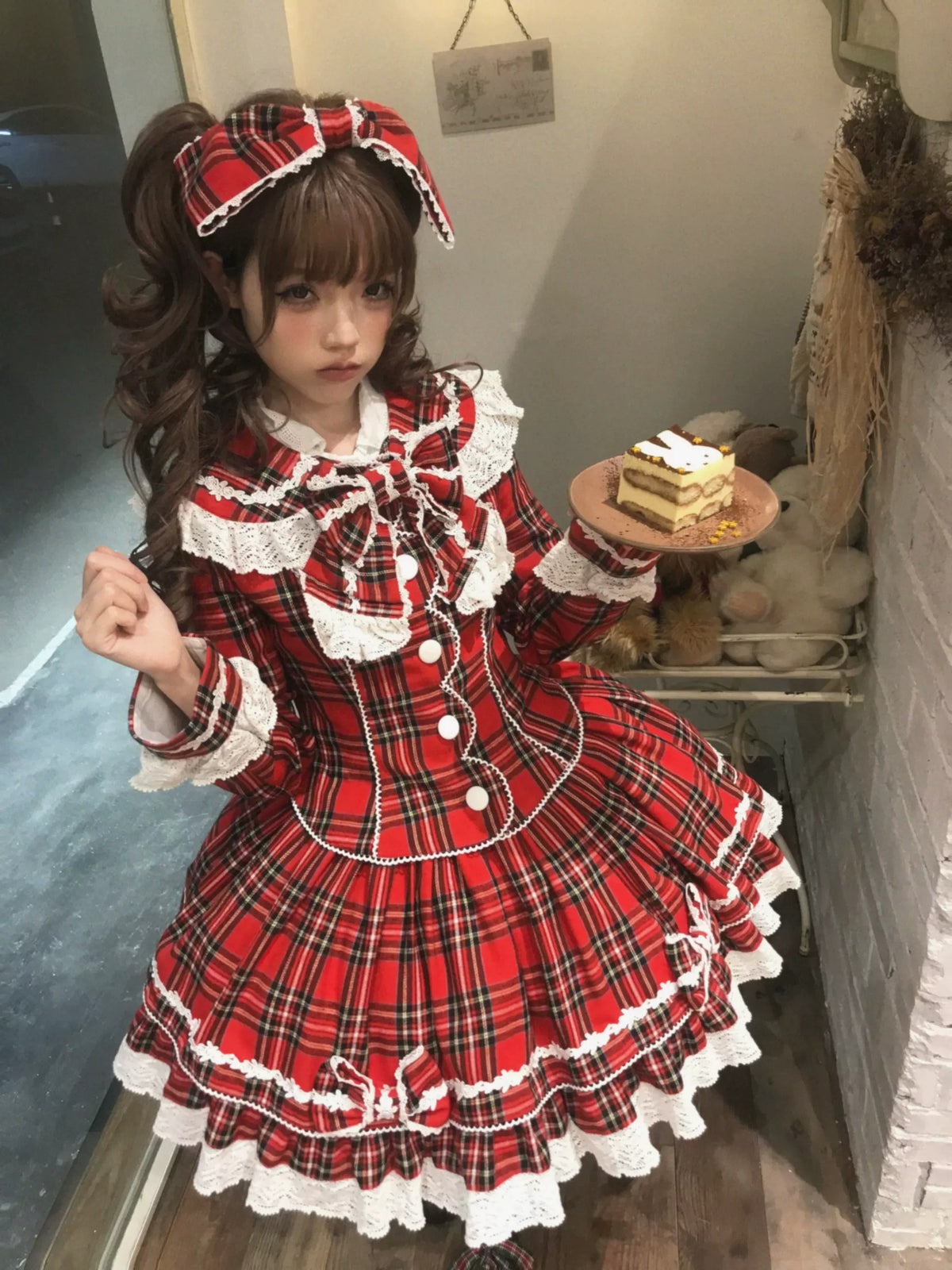 【受注予約~10/25】クリスマスリボン カチューシャ【Sugar Cookies】