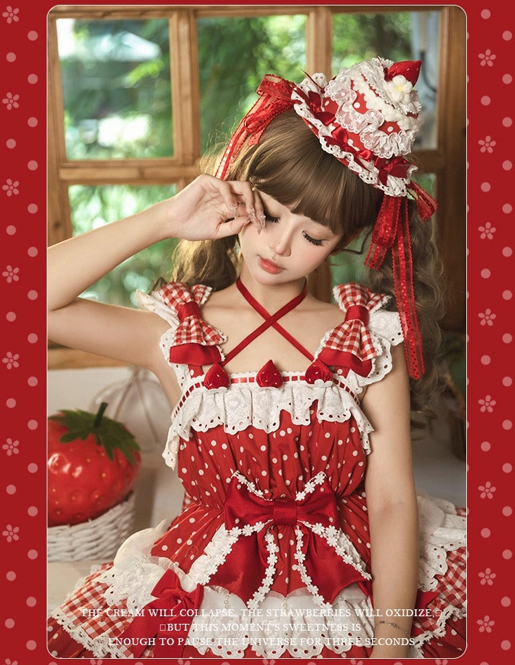 【受注予約~11/18】Strawberry Cake Illustration アクセサリー【花与珍珠匣】