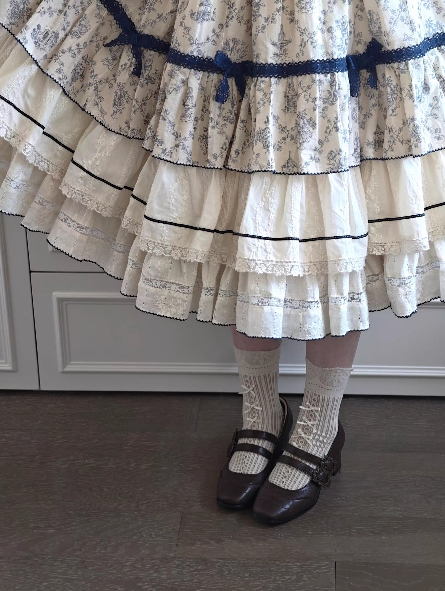 【受注予約~10/2】Grapes Financier ワンピース【Peony】