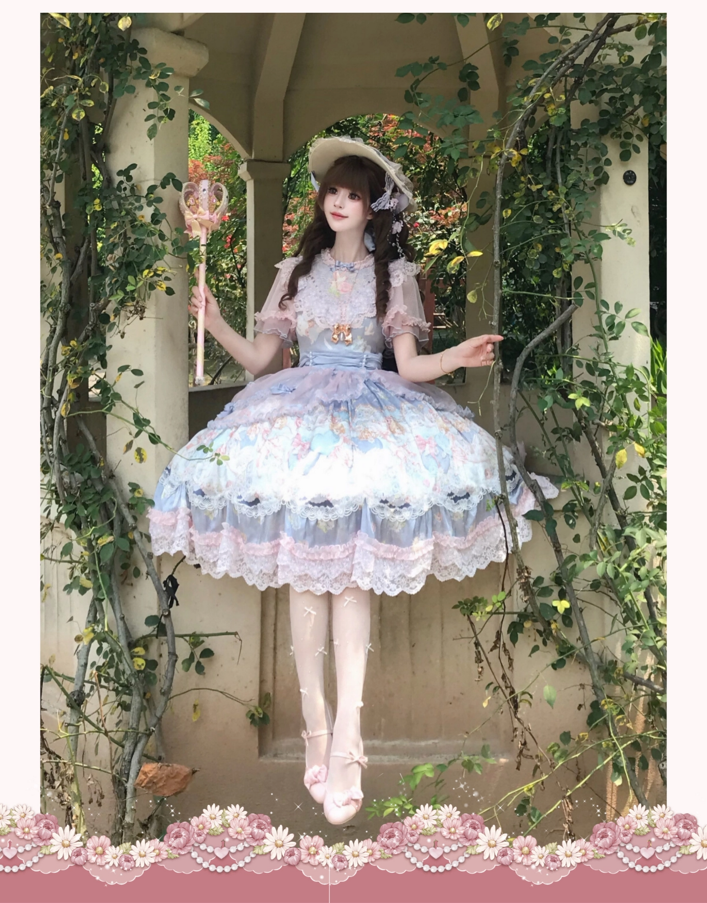 【受注予約~7/26】Cupid, God of Love ワンピース・ジャンパースカート【Dreamscape Double Cherry Blossom Box】