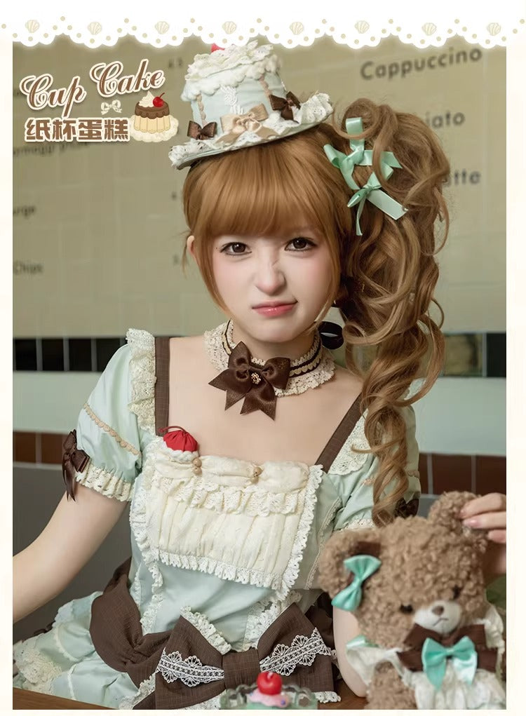 【受注予約~1/26】CupCakes ワンピース【花与珍珠匣】