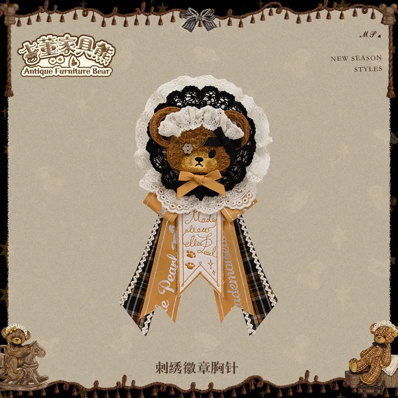 【受注予約~9/8】Antique Furniture Bear アクセサリー【Melliflorpearl】