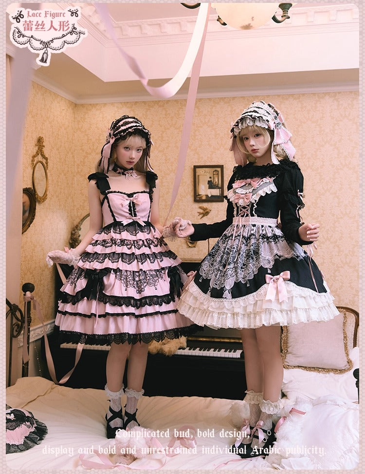 【受注予約~12/23】Race Doll ジャンパースカート(タイプ2)【花与珍珠匣】