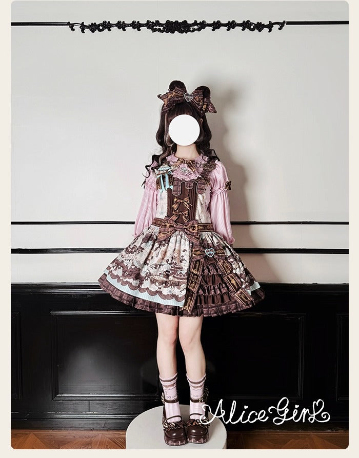 [Vorbestellungen bis 8. Oktober möglich] Schokoladenbärbluse [Alice Girl]