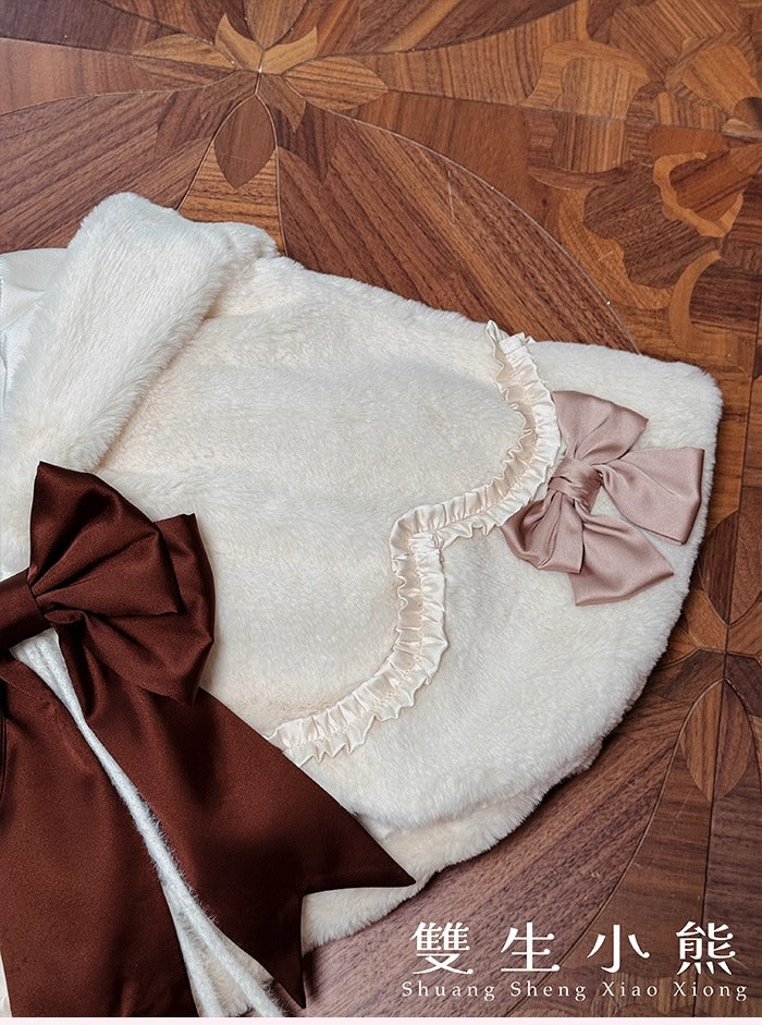 【受注予約~10/23】Frosted Sugar Rabbit ケープ【双生小熊】