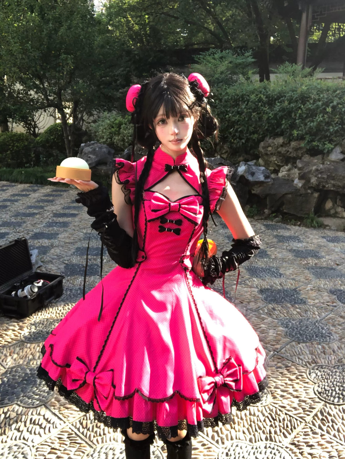 【受注予約~10/6】Cinnabar Decree ワンピース・お団子セット【Sugar Cookies】