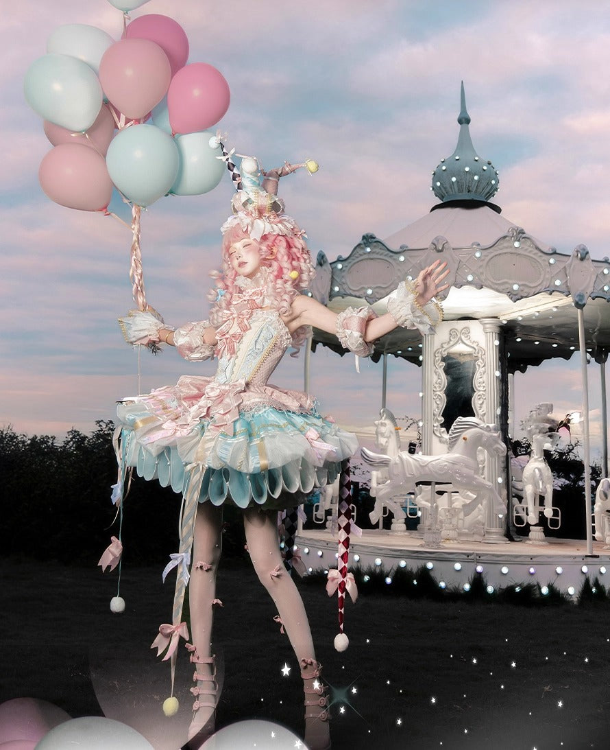 【受注予約~12/24】K.Q.Fサーカス団 フルセット(ミント×ピンク)【咩耶】