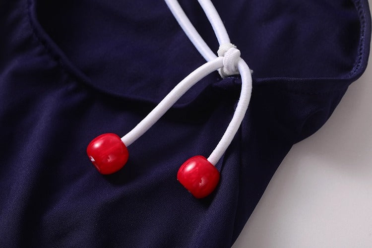 Long-sleeved sailor swimsuit set [Tokutaisha]