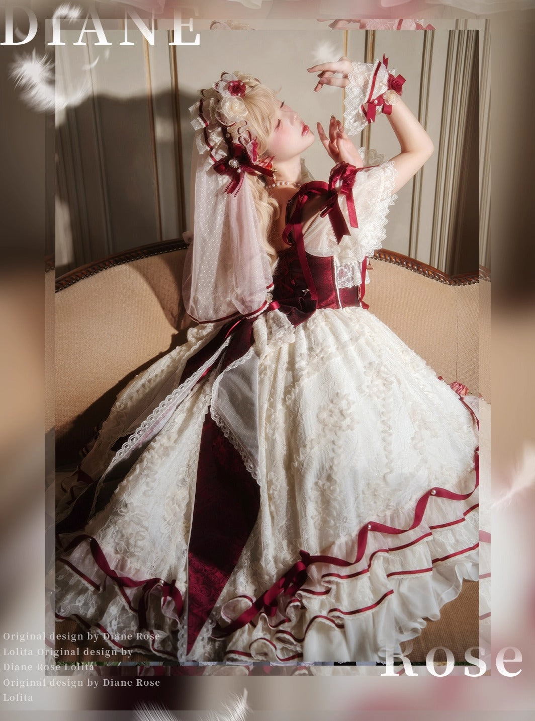 【受注予約~11/20】Diane Rose ワンピース【咩耶】