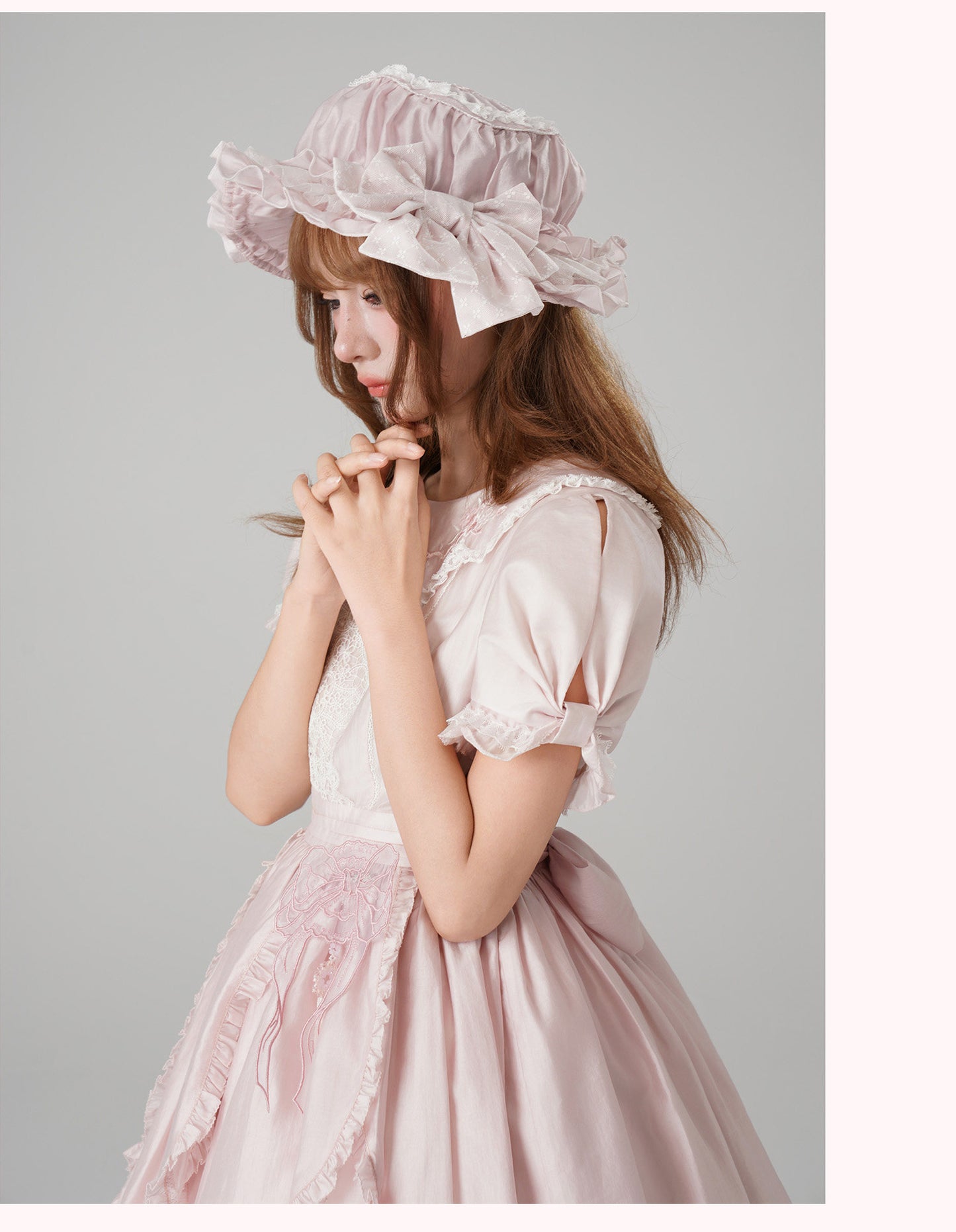 【受注予約~1/29】浮桜 ワンピース・ジャンパースカート【LizBird】